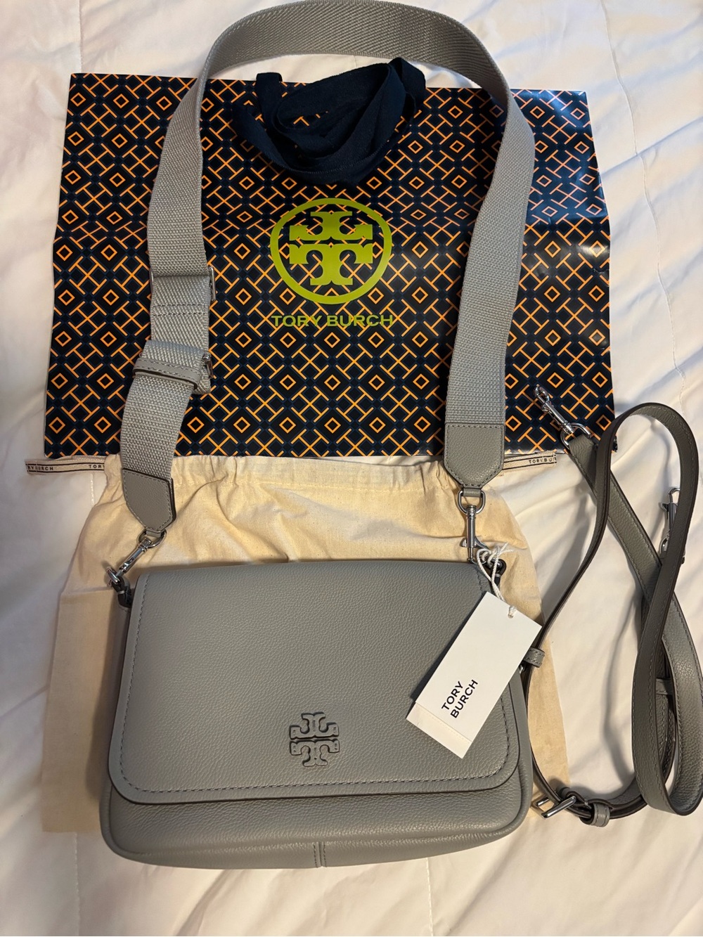 Brand New With Tags Tory Burch Thea Flap Shoulder Bag